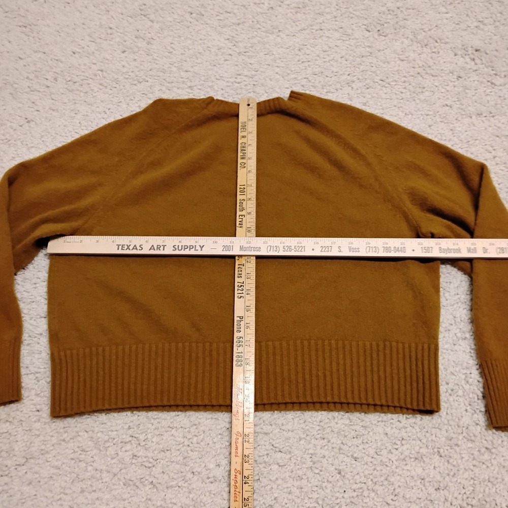 Everlane Sweater Womens XL Brown Cashmere Wool Lightweight Hiking Travel Soft - Picture 10 of 13